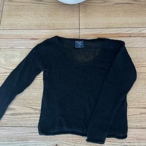 Womens soft sheer basic sweater